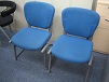 ライオン　会議用椅子　ブルー