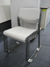 サンケイ スタックチェア グレー 4脚セット