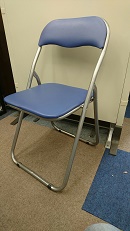 折椅子　ブルー