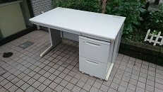 オカムラ SD 127平机+2段ワゴンセット